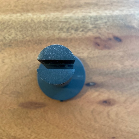 West Elm Modern Overhang Glass Bathroom Shelf in Dark Bronze - Picture 11 of 12